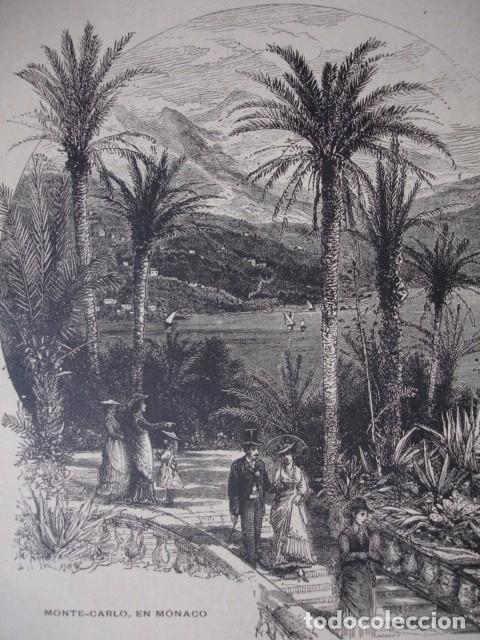 Arte: MONTE CARLO A&Ntilde;O 1887. - Foto 1