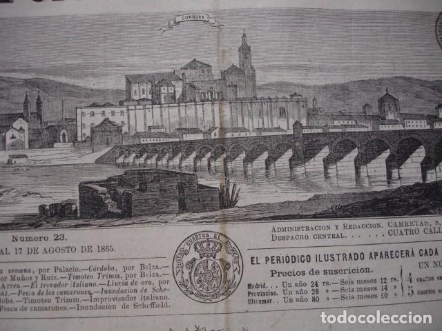 Arte: CORDOBA  .A&Ntilde;O 1865. 23X9 - Foto 1