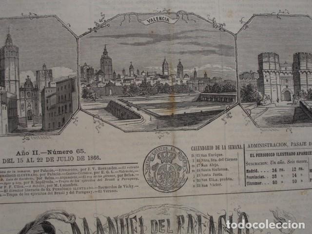 Arte: VALENCIA ,A&Ntilde;O 1865.23X9 - Foto 1