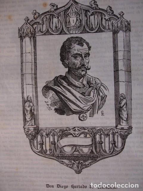 Arte: DIEGO HURTADO DE MENDOZA  A&Ntilde;O 1843 - Foto 1
