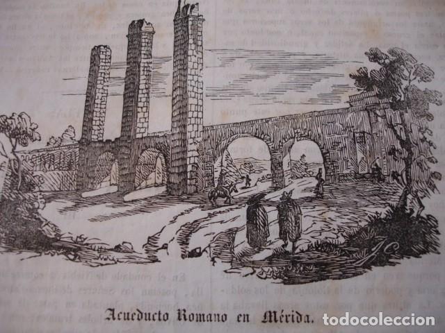 Arte: ACUEDUCTO DE MERIDA  .A&Ntilde;O 1843 - Foto 1