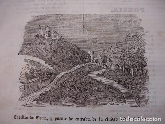 Arte: CASTILLO DE OSMA  .A&Ntilde;O 1843 - Foto 1