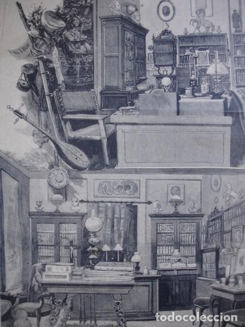 Arte: EL DESPACHO DE ALARCON .A&Ntilde;O 1891 - Foto 1
