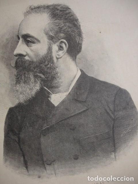 Arte: ALEGANDRO PIDAL Y MON - A&Ntilde;O 1891 - Foto 1