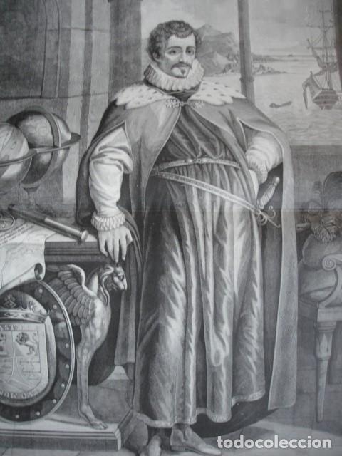 Arte: CRISTOBAL COLON VANLOO .A&Ntilde;O 1891 - Foto 1