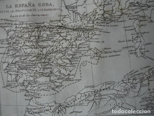 Arte: MAPA ESPA&Ntilde;A GODA . A&Ntilde;O 1852 - Foto 1