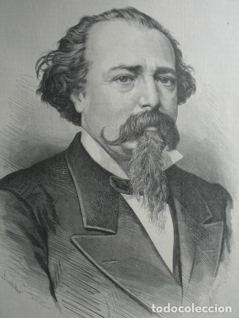 Arte: ADELARDO LOPEZ DE AYALA .A&Ntilde;O 1878 - Foto 1