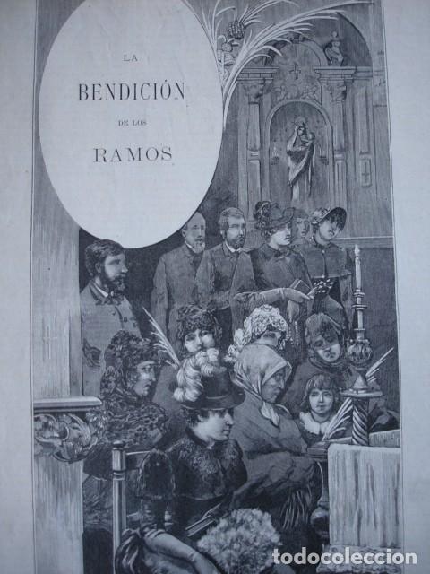 Arte: BENDICION DE LOS RAMOS DASUEN  A&Ntilde;O 1888 - Foto 1