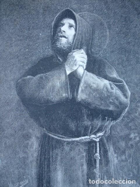 Arte: EXTASIS DE SAN FRANCISCO.MARQUES  A&Ntilde;O 1888 - Foto 1
