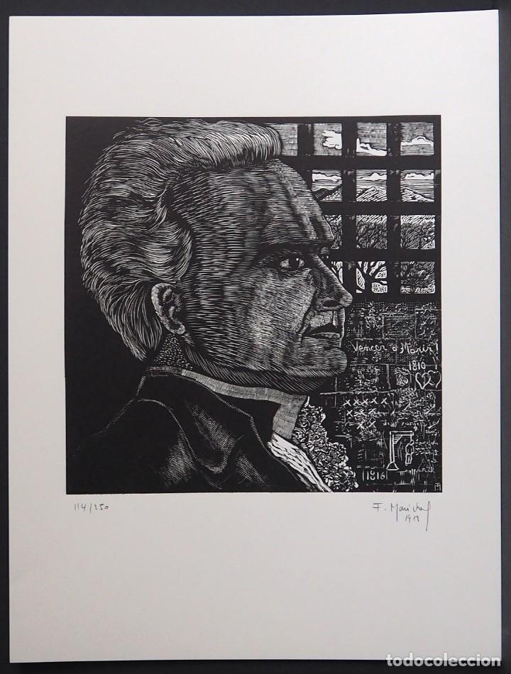 Arte: FRAN&Ccedil;OIS MAR&Eacute;CHAL. XILOGRAFIA. - Foto 1