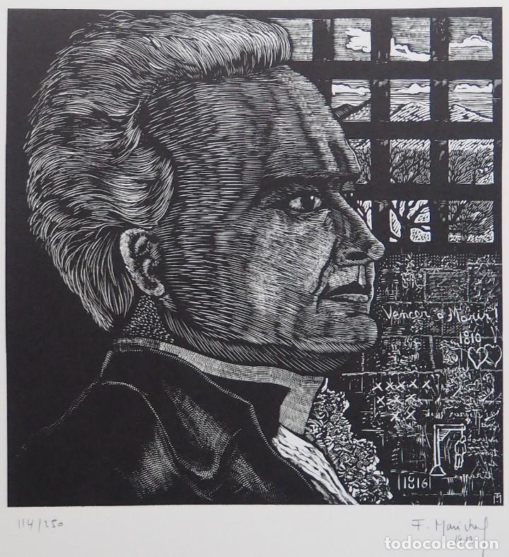 Arte: FRAN&Ccedil;OIS MAR&Eacute;CHAL. XILOGRAFIA. - Foto 2