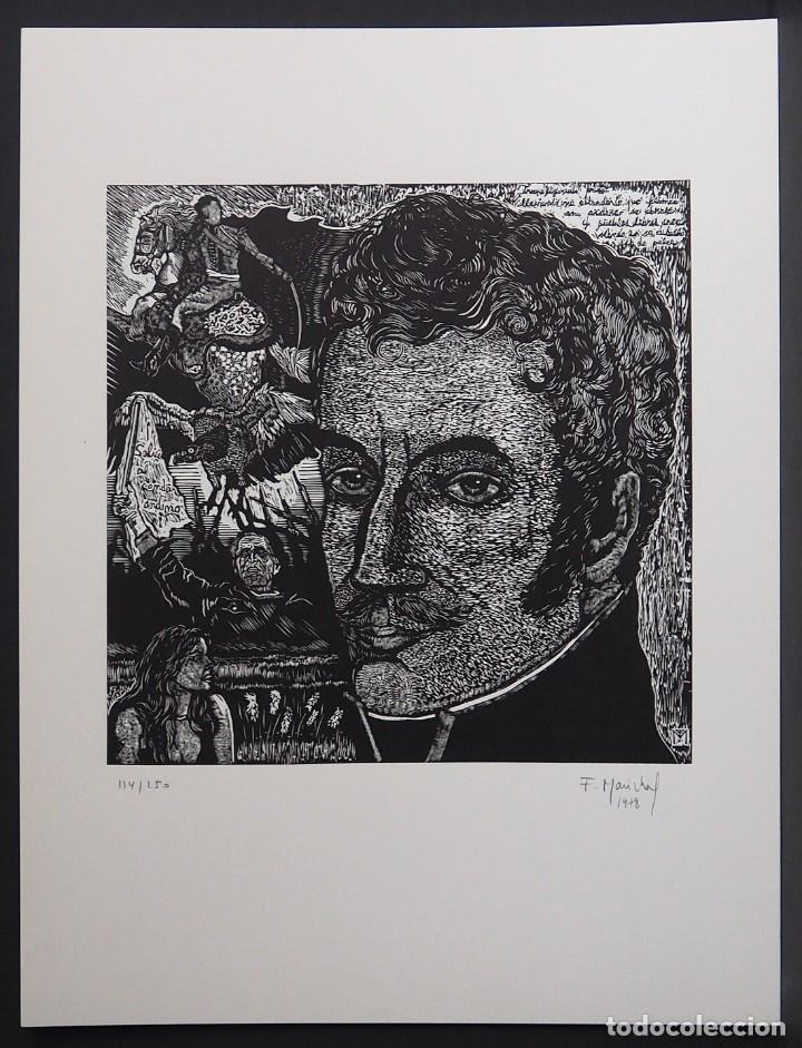 Arte: FRAN&Ccedil;OIS MAR&Eacute;CHAL. XILOGRAFIA. - Foto 1