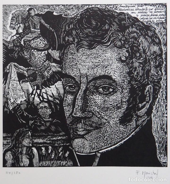 Arte: FRAN&Ccedil;OIS MAR&Eacute;CHAL. XILOGRAFIA. - Foto 2