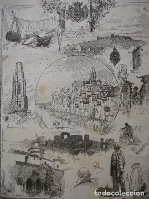 Arte: GERONA. GOMEZ SOLER .A&Ntilde;O 1880 - Foto 1