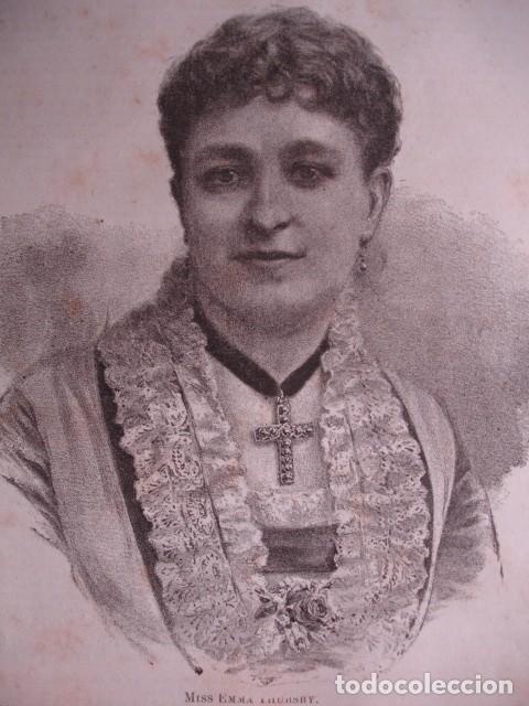 Arte: EMMA THURSBY .A&Ntilde;O 1880 - Foto 1