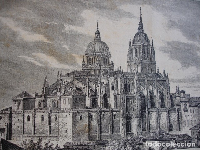Arte: SALAMANCA CATEDRAL .A&Ntilde;O 1890 - Foto 1