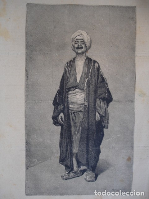 Arte: ARABE DEL CAIRO.VOLPE .A&Ntilde;O 1890 - Foto 1