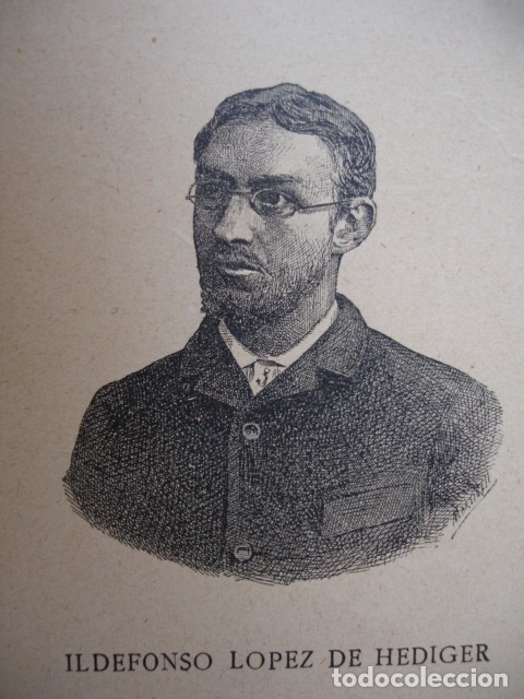 Arte: ILDEFONSO LOPEZ DE HEDIGER  .A&Ntilde;O 1890 - Foto 1