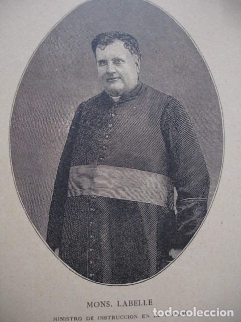 Arte: LABELLE CANADA .A&Ntilde;O 1890 - Foto 1