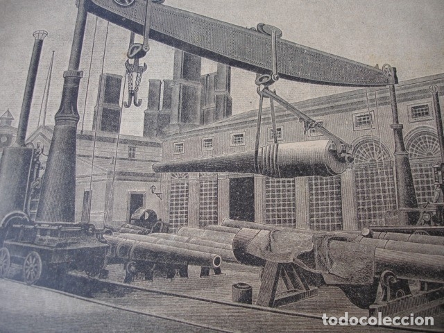 Arte: GRUA DE TRUBIA  .A&Ntilde;O 1890 - Foto 1