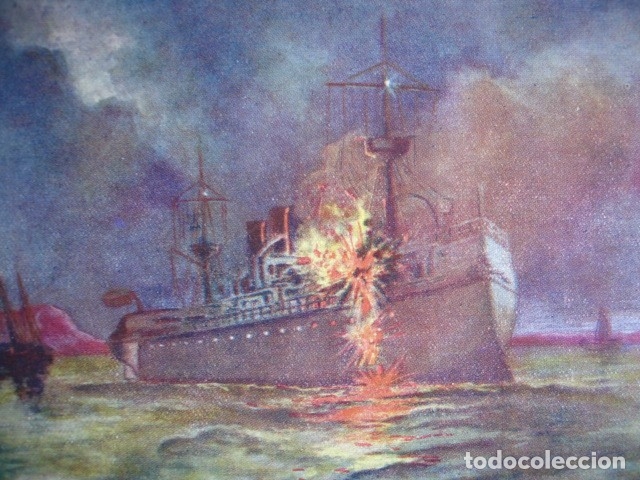 Arte: EXPLOSION DEL MAINE  CUBA 1900 - Foto 1