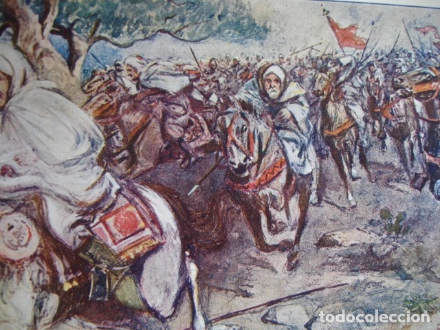 Arte: DERROTA DE ABDERRAHMAN EN SIMACAS 1900 - Foto 1