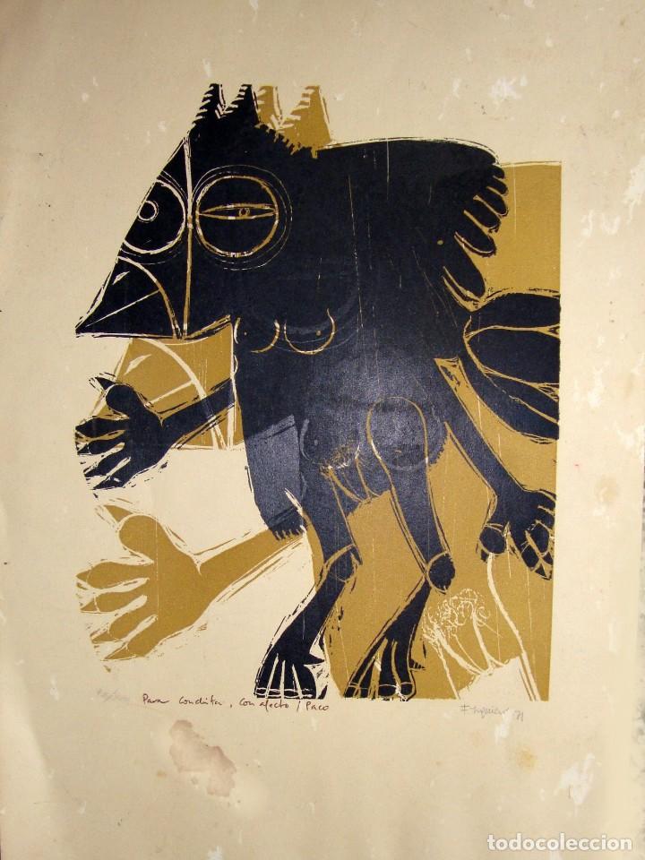Arte: FRANCISCO IZQUIERDO. 1971. (Dedicado) - Foto 1