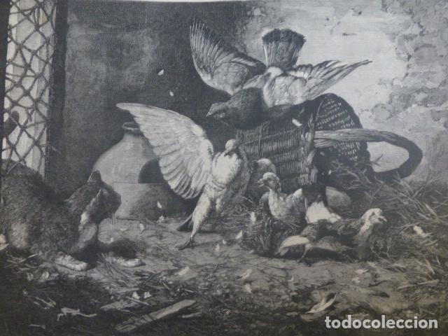 Arte: ATAQUE Y DEFENSA XILOGRAFIA 1882 - Foto 1