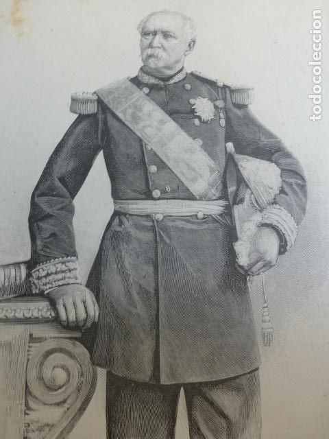 Arte: MARISCAL MAC MAHON XILOGRAFIA 1893 - Foto 1