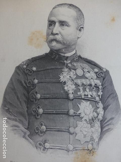Arte: ANTONIO MONROY GENERAL XILOGRAFIA 1893 - Foto 1