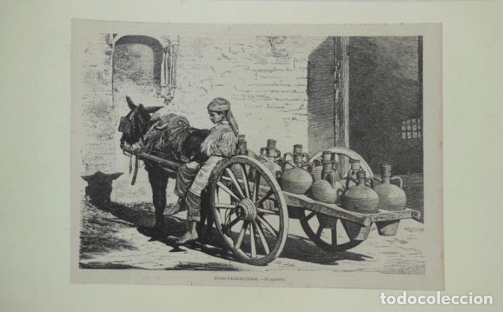 Arte: Antigua Xilograf&iacute;a TIPOS VALENCIANOS, EL AGUADOR