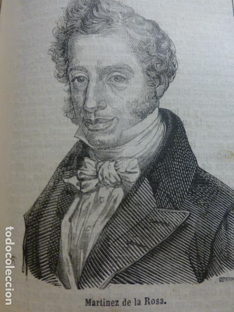 Arte: MARTINEZ DE LA ROSA GRABADO XILOGRAFICO 1850
