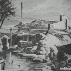 Arte: TARRAGONA NACIMIENTO RIO FRANCOLI EN ESPLUGA .AÑO 1872 BUENA IMPRESION. Lote 240160960