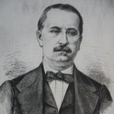 Arte: GENERAL CARLISTA EUSTAQUIO DIAZ DE RADA .ANDOSILLA PAMPLONA .AÑO 1872. BUENA IMPRESION
