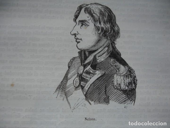 Arte: NELSON .GRABADO DEL A&Ntilde;O 1851 - Foto 1