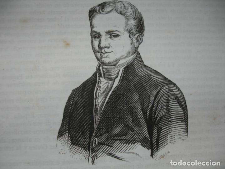 Arte: MANUEL LUJAN .GRABADO DEL A&Ntilde;O 1851 - Foto 1