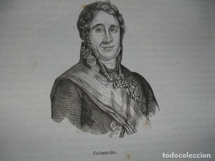 Arte: CALOMARDE .GRABADO DEL A&Ntilde;O 1851 - Foto 1