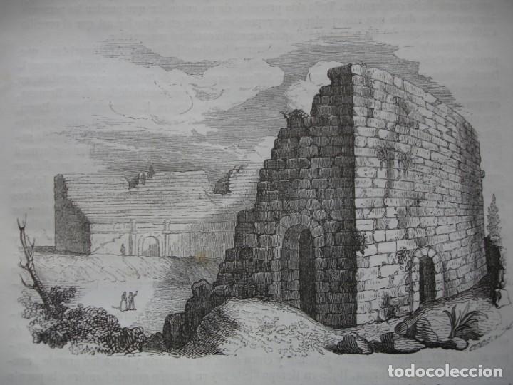 Arte: TEATRO DE MERIDA . .GRABADO DEL A&Ntilde;O 1848 - Foto 1