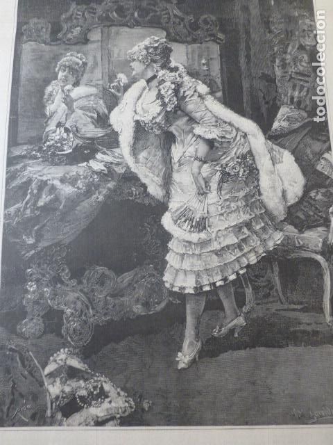 Art: EL ULTIMO TOQUE ANTIGUO GRABADO XILOGRAFICO XILOGRAFIA 1883