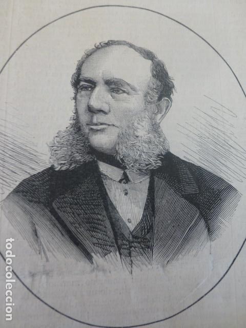 Arte: CARLOS GUILLERMO SIEMENS ANTIGUO GRABADO XILOGRAFICO XILOGRAFIA 1883