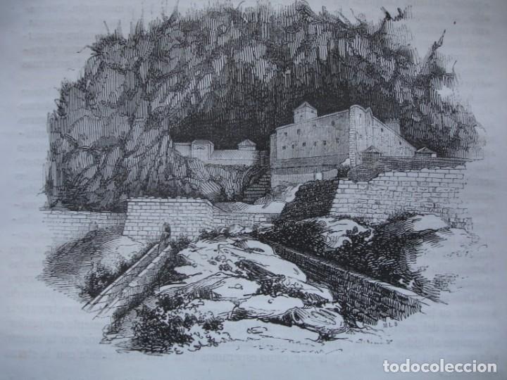 Arte: COVADONGA .GRABADO A&Ntilde;O 1848 - Foto 1