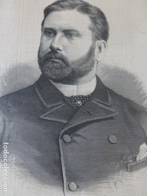 Arte: RAIMUNDO FERN&Aacute;NDEZ DE VILLAVERDE ANTIGUO GRABADO XILOGRAFICO XILOGRAFIA 1884