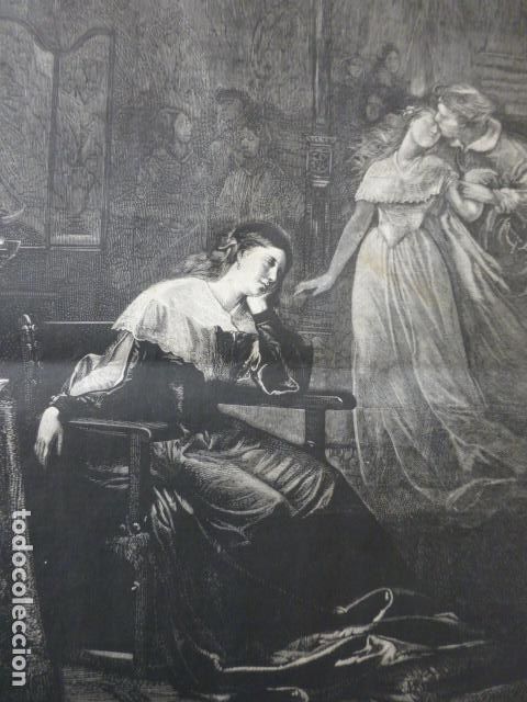 Arte: SUE&Ntilde;O DE AMOR DE BALACA GRABADO XILOGR&Aacute;FICO XILOGRAF&Iacute;A 1874