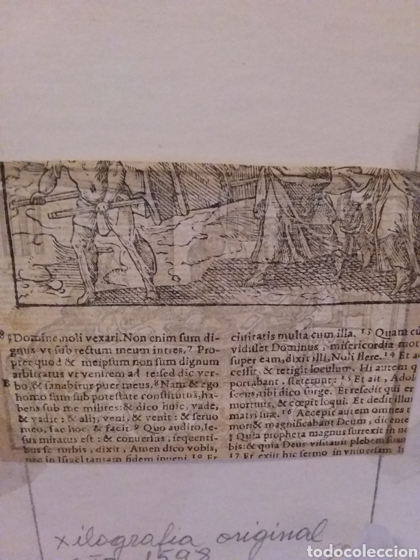 Arte: Xilografia original 1598 - Foto 2