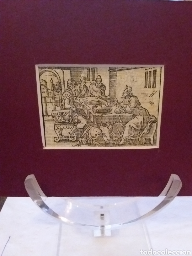 Arte: Xilografia original 1598 - Foto 1