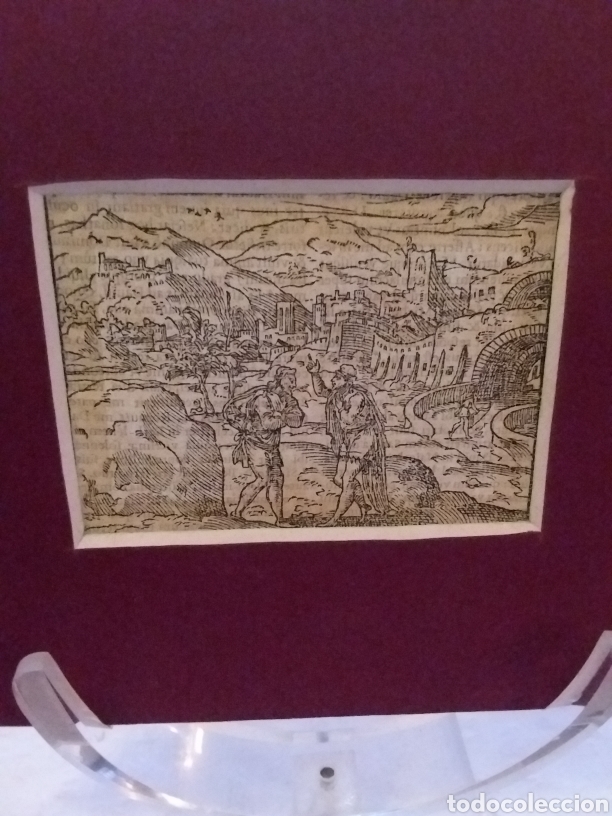 Arte: Xilografia original a&ntilde;o 1598