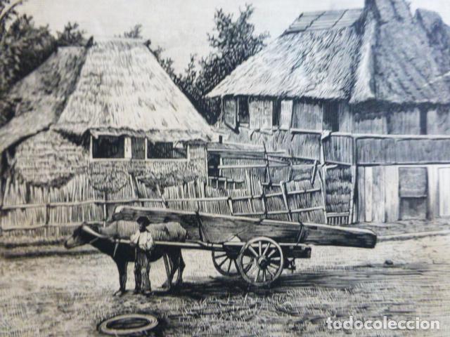 Arte: ISLA DE SANTO TOME CARROMATO INDIGENA GRABADO XILOGRAFICO XILOGRAFIA 1876