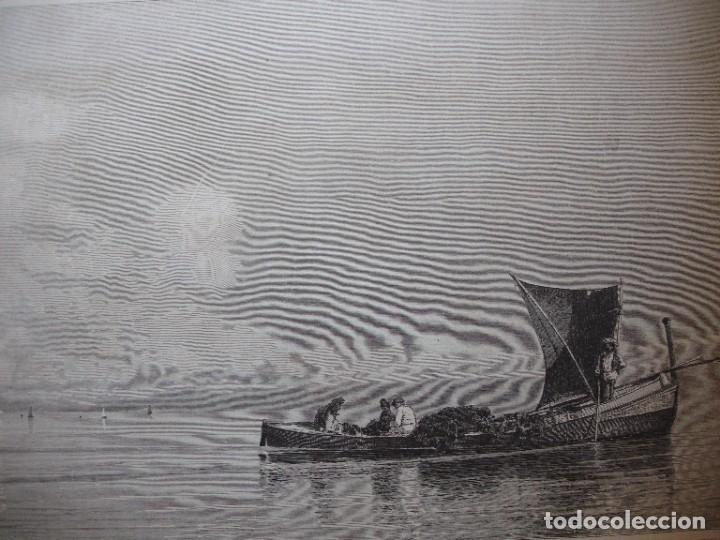 Arte: BARCA PESCADORA.DALBONO .A&Ntilde;O 1879 - Foto 1