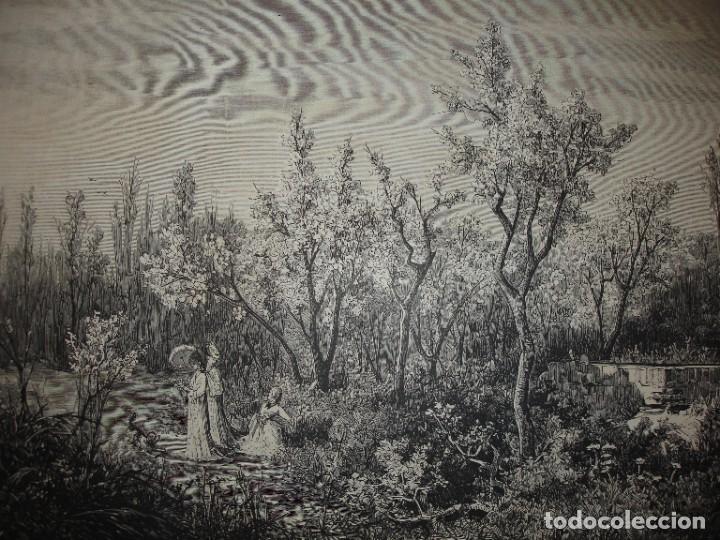 Arte: ALMENDROS EN FLOR.MURIEL .A&Ntilde;O 1879 - Foto 1