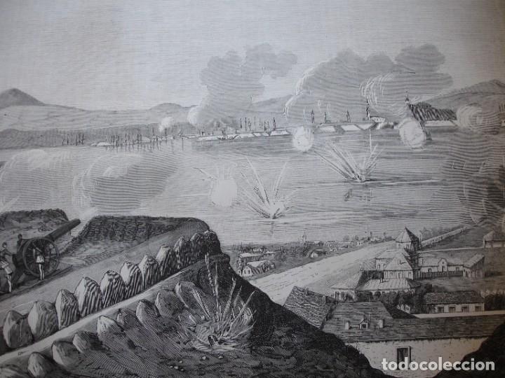 Arte: BOMBARDEO DE VIDIN .A&Ntilde;O 1879 - Foto 1